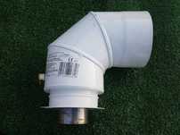 Adapter kolanowy do pieca kondensacyjnego - redukcja do pieca