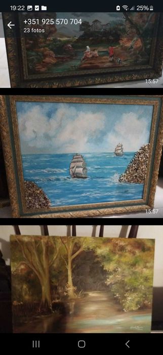 Quadros Originais pintados pela minha Mãezinha