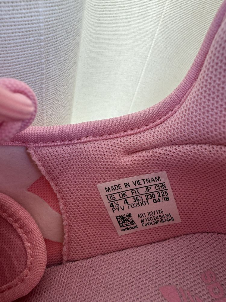 Sneakersy Adidas 37 cukierkowy róż landrynkowy baby pink