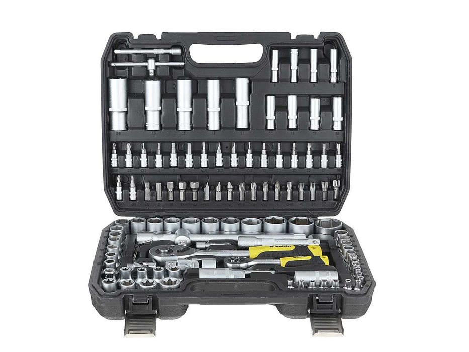 Komplet KLUCZY NASADOWYCH klucze nasadowe 108 el. 1/4" 1/2"  2364
