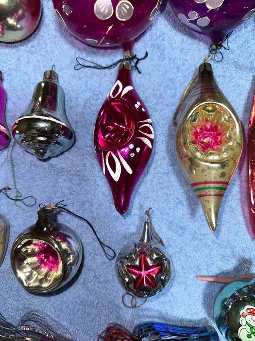 Елочные игрушки времён СССР