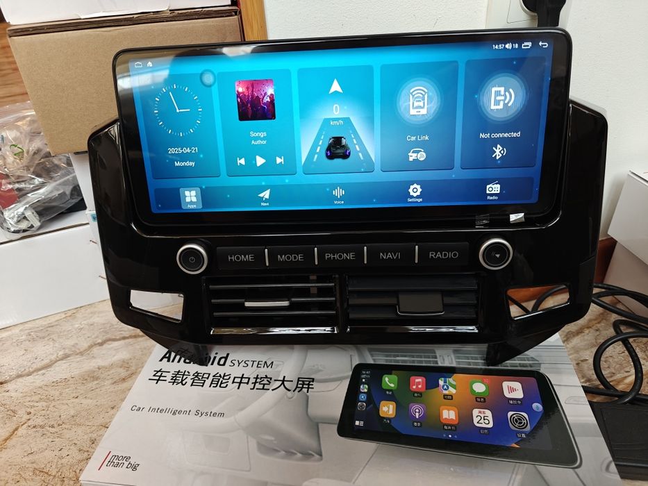 Штатная магнитола Mitsubishi Pajero 4 V97 android 07-20 GPS WiFi QLED