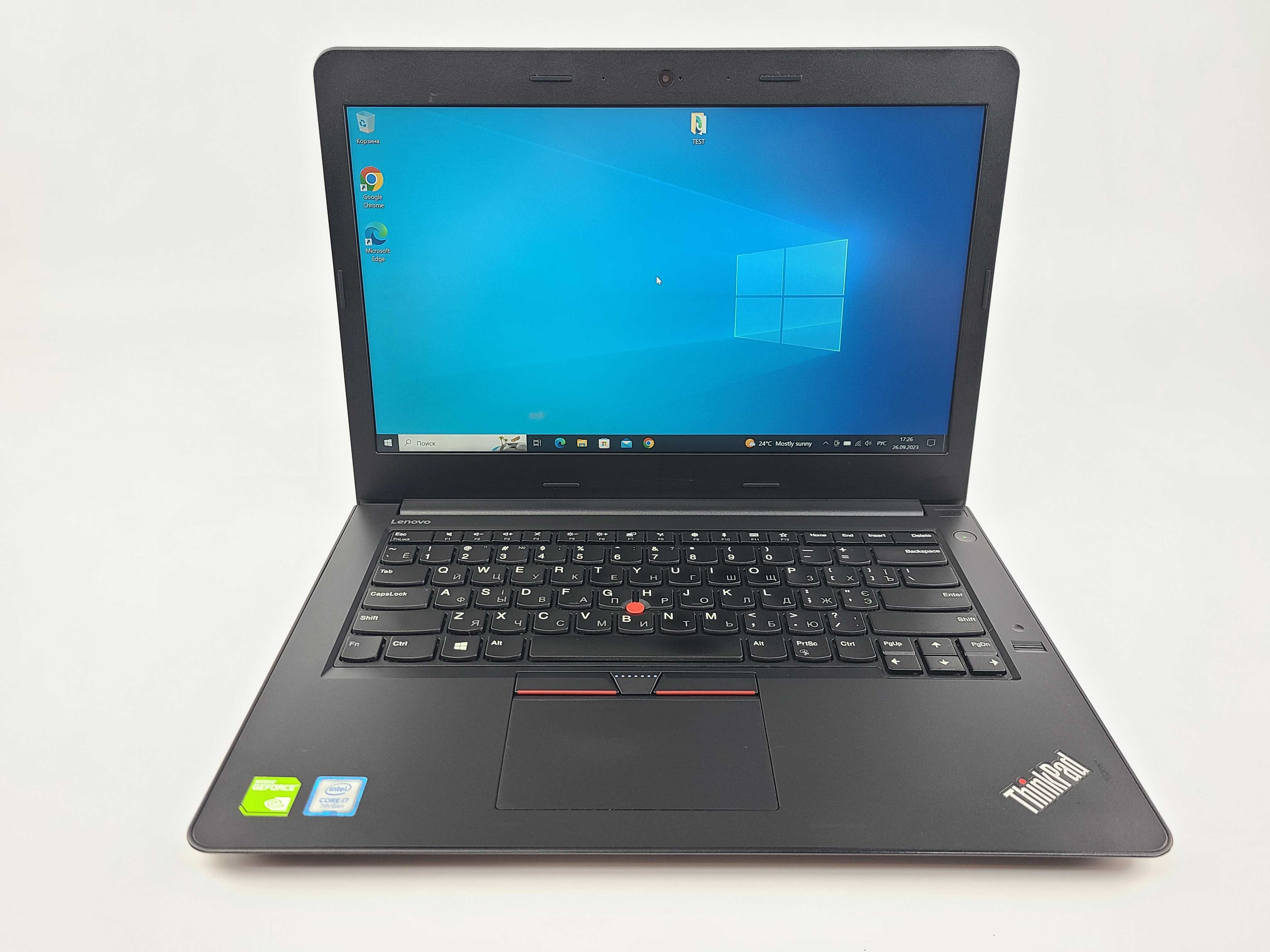 Ноутбук Lenovo ThinkPad E470 FullHD/i7-7500U/940MX 2ГБ/8/256