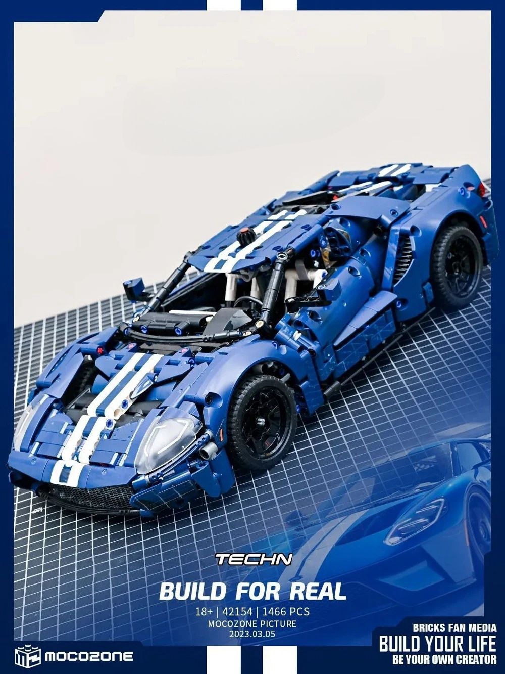 Конструктор Technic Ford GT
GТ 4