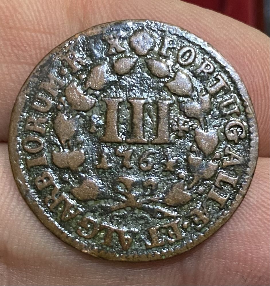 Moeda III Reis D JOSE I - 1764