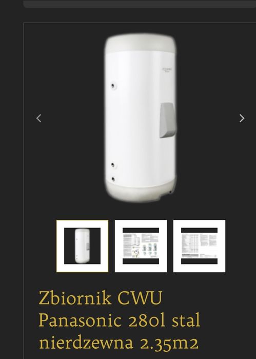 Boiler zbiornik CW0 280l