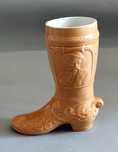 Ceramiczna figurka but. Vintage. PRL.