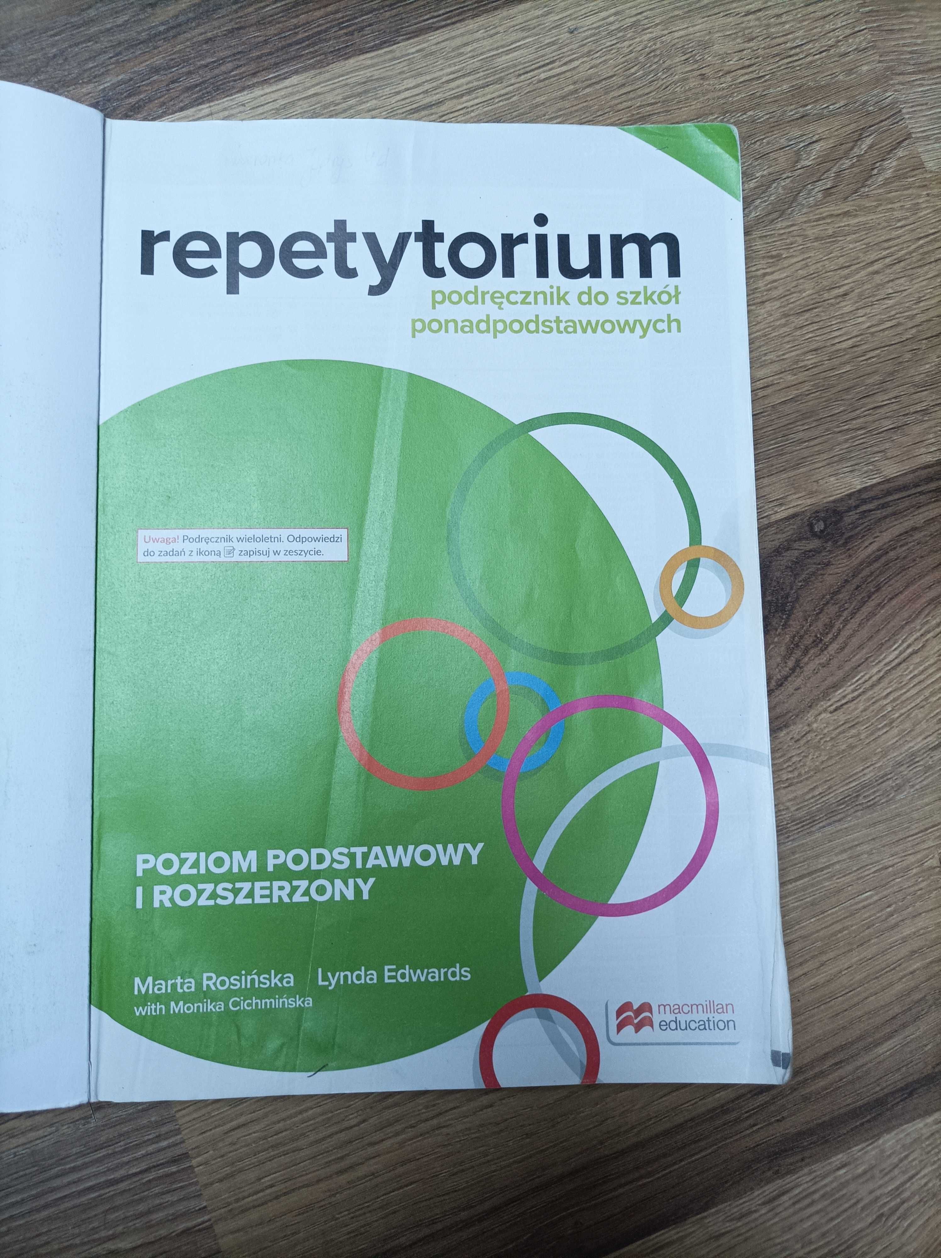 Repetytorium Język angielski poziom podstawowy i rozszerzony