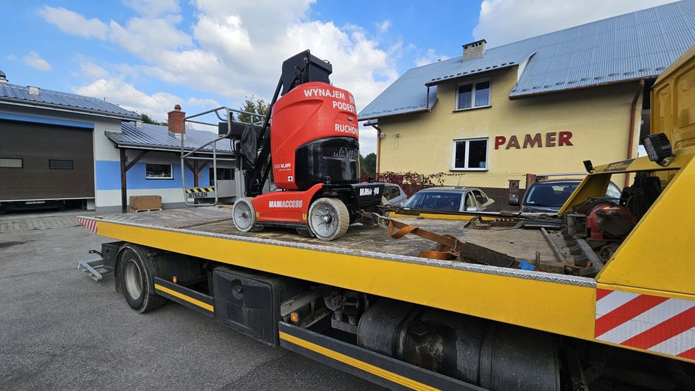Wymajmę Podnośnik słupkowy 10 m  Manitou, Haulotte elektryczny