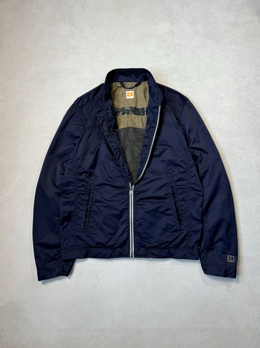 Нейлоновый бомбер Hugo Boss мужской темно синий (оригинал) куртка