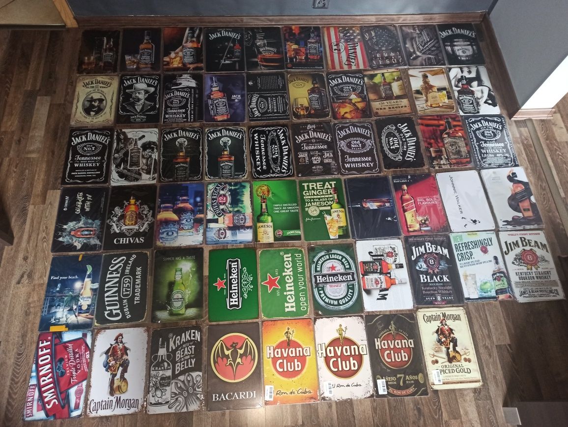 Nowy metalowy szyld IRL loft wycieczka garaż bar pub