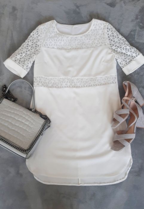 Piękna biała sukienka Okazja!