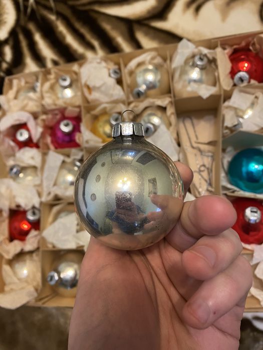 Елочные украшения шары ГДР