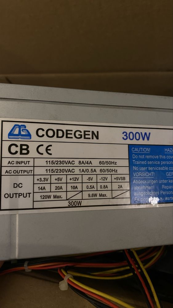 Блок живлення для пк 300w
