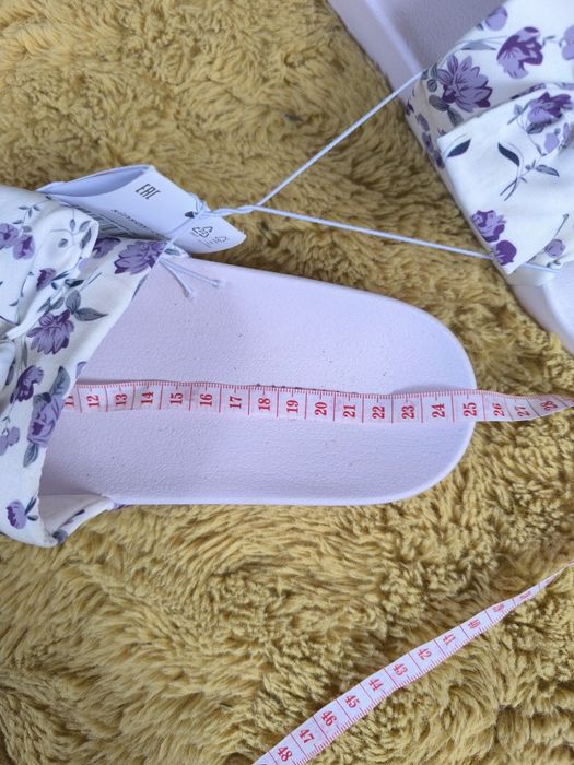 Buty klapki z kokardką 36 nowe
