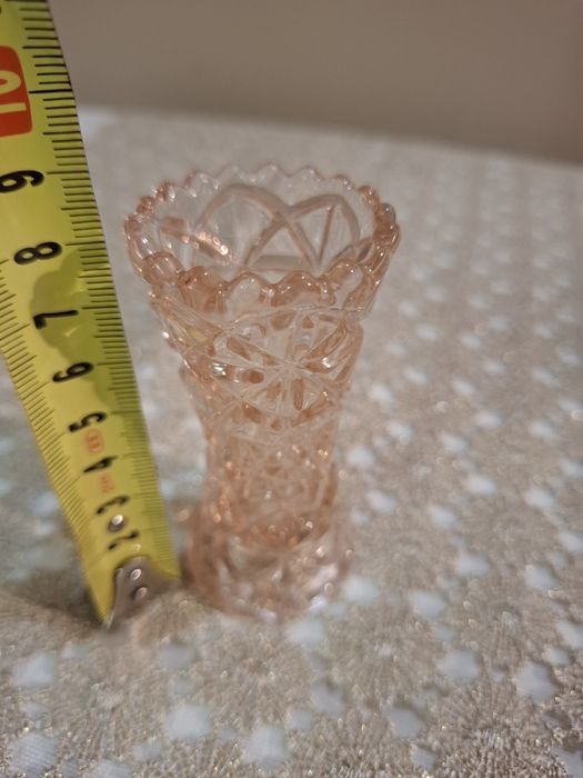 Huta Hortensja liliput wazonik różowy