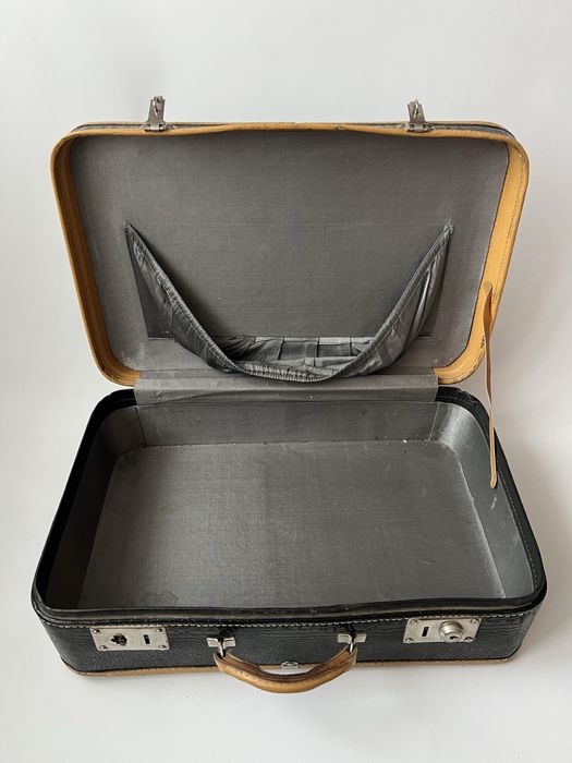 Чемодан шкіряна валіза сумка саквояж СРСР СССР вінтаж мос штамп