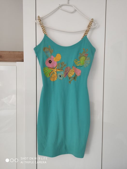 Sukienka damska z koralikami