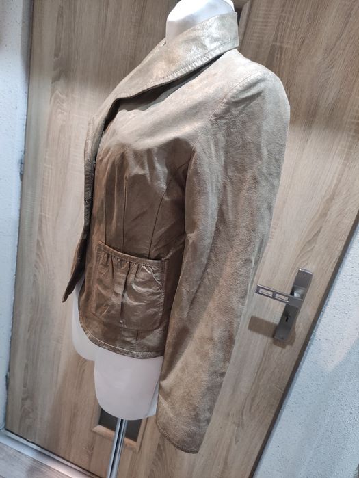 Kurtka skórzana - skóra naturalna żakiet w rozm 38/40 zapraszam