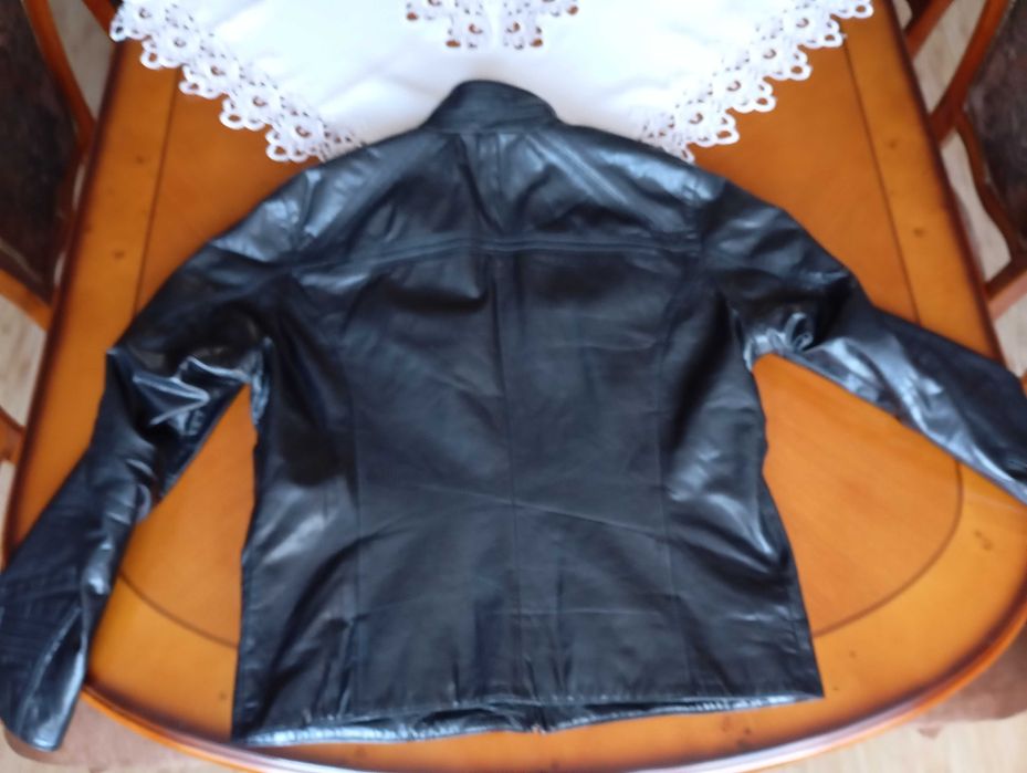 Чоловіча натуральна шкіряна куртка