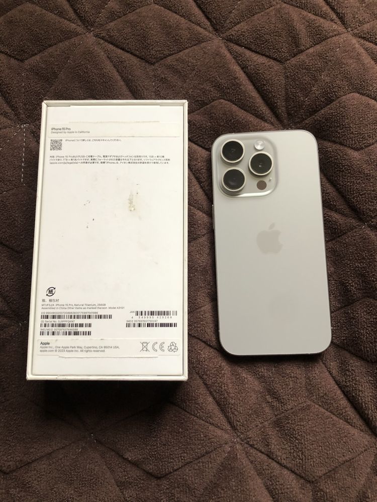 IPhone 15 Pro 256 gb Natural Titanium