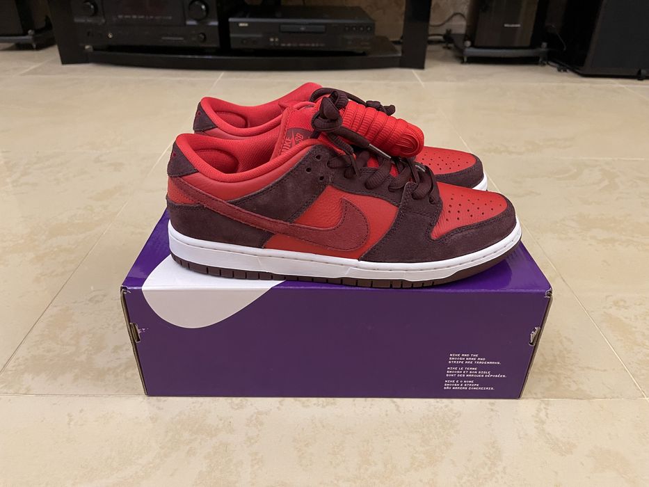 Новые оригинальные кроссовки Nike SB Dunk Low Cherry