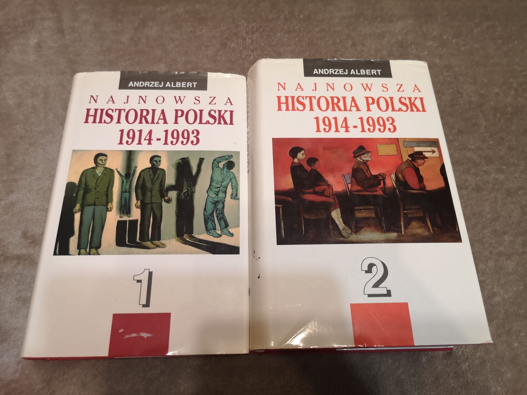 Najnowsza historia Polski Andrzej Albert zestaw dwóch części