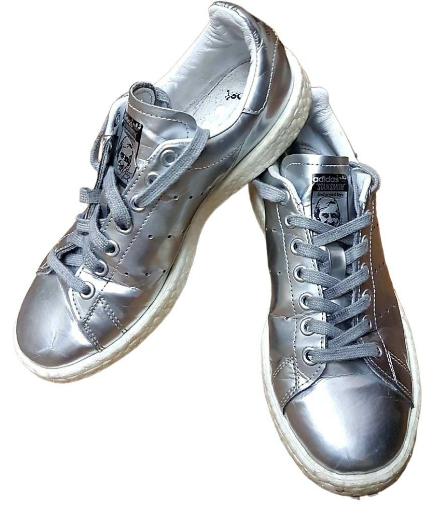 Adidas stan Smith boost silver/ кеды