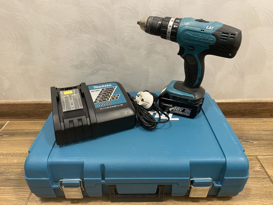 Шуруповерт Makita DHP453,акумулятор 3.0Ah