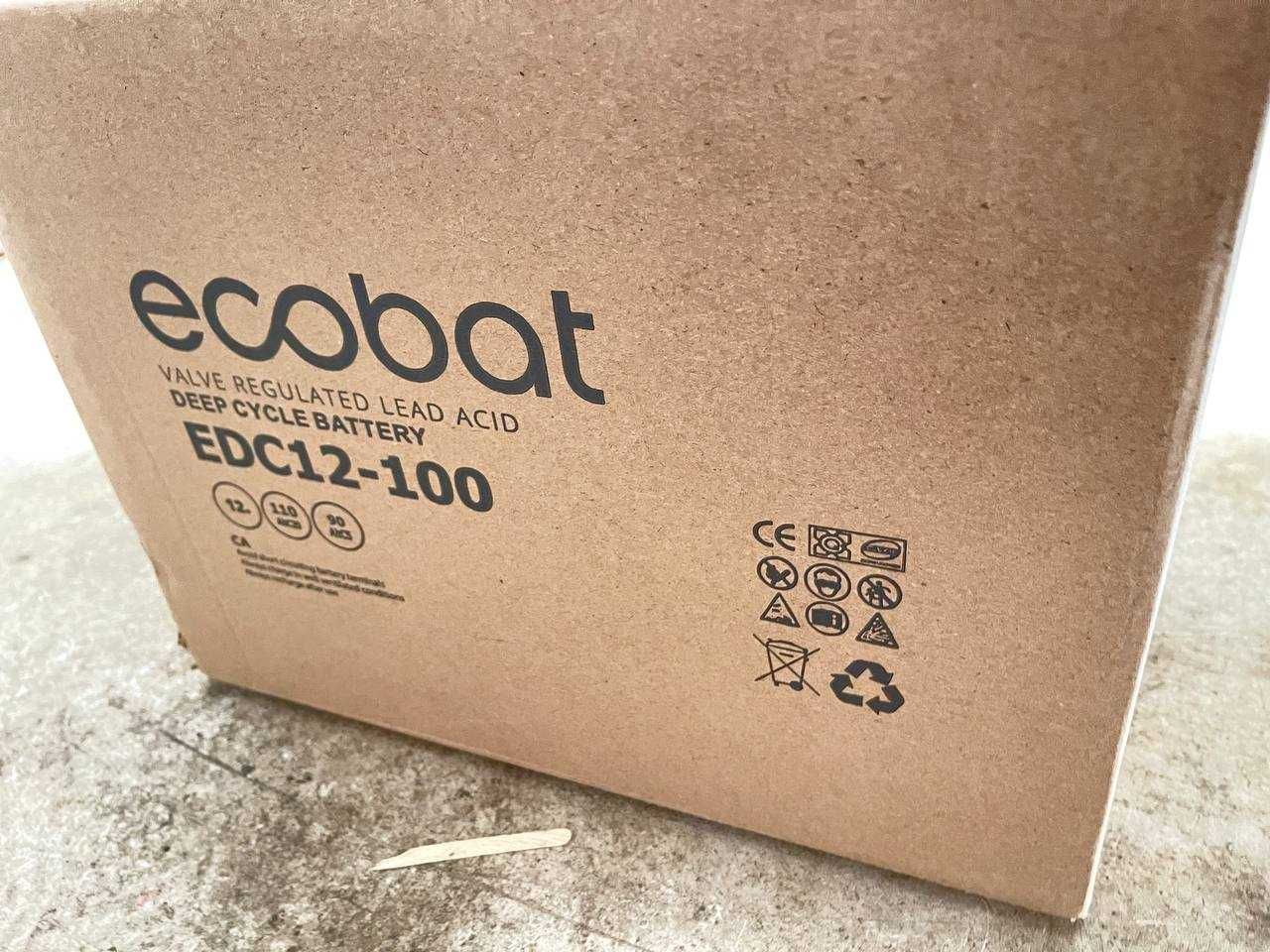 Акумуляторна батарея ecobat EDC12-100 на 100Ah