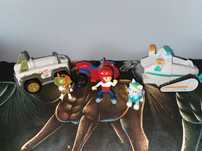 3 pojazdy psi patrol Rayder. Quad, ewerest, tracker, Everest duże Figu