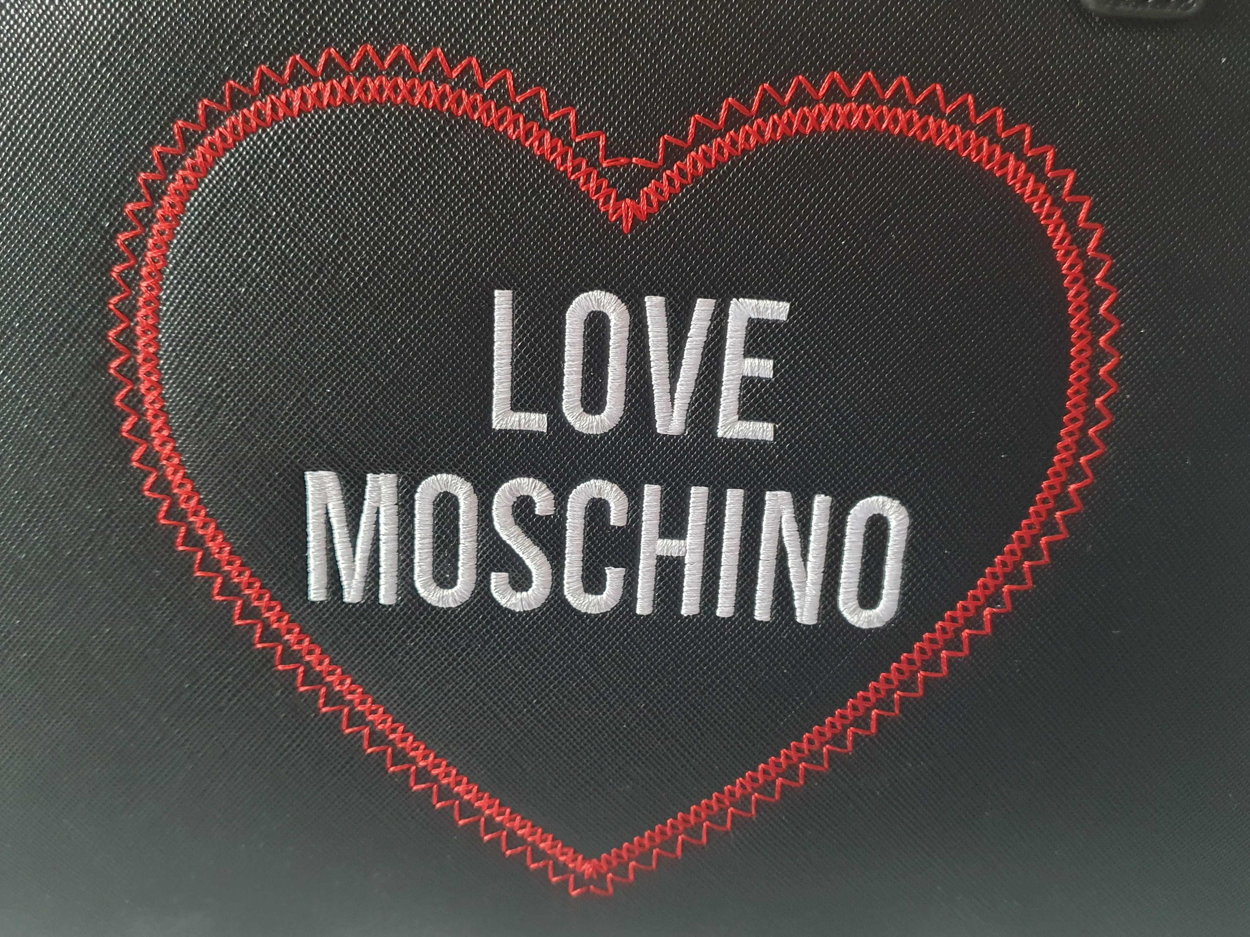 NOWA oryginalna damska torebka Love Moschino duża torba serce