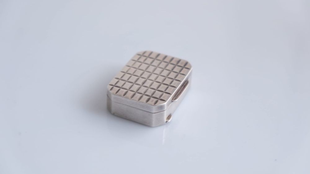 Pigularz srebro 925 Włochy pudełko pojemnik na tabletki