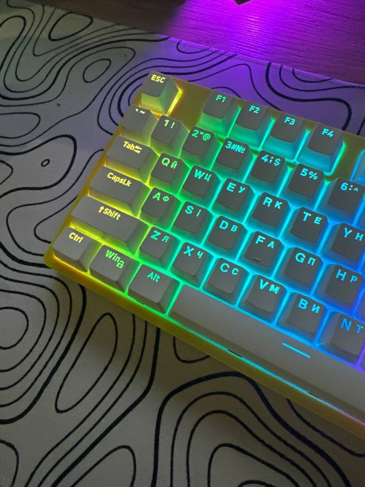 Клавіатура Hator Rockfall mecha tkl 2 v1.0 жовта