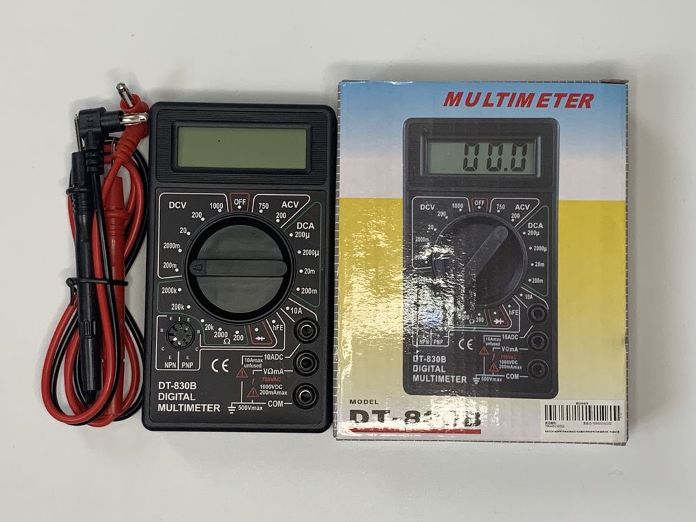 Мультиметр DT-830B цифровий/ Мультиметр