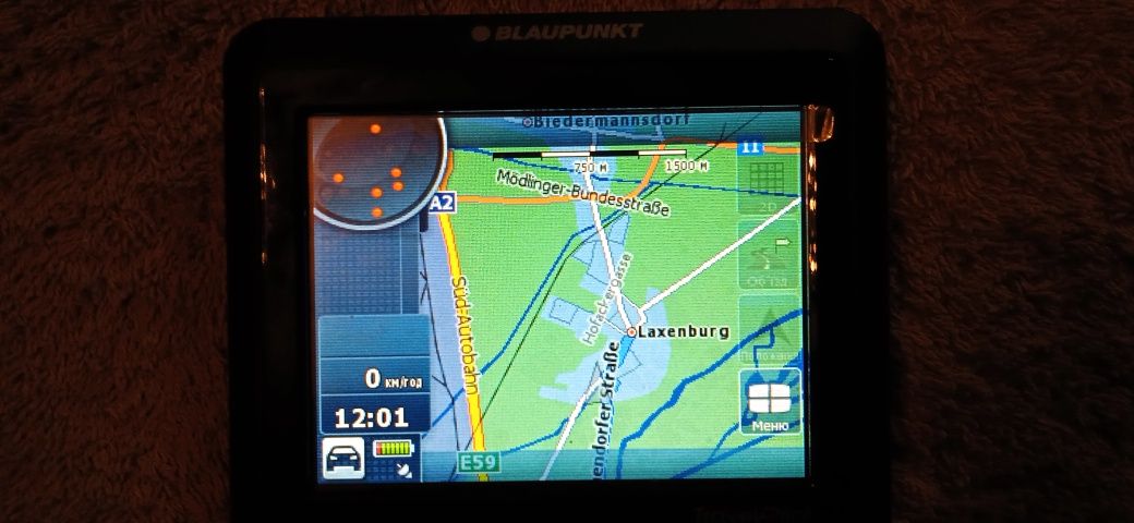 GPS навігатор Blaupunkt Travelpilot 3,5д.