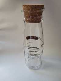 Nowy prezent Borges salad dressing shaker szklana butelka z korkiem