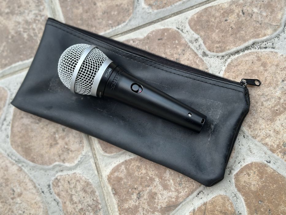 ++ Mikrofon SHURE PGA48 dynamiczny LIVE ++