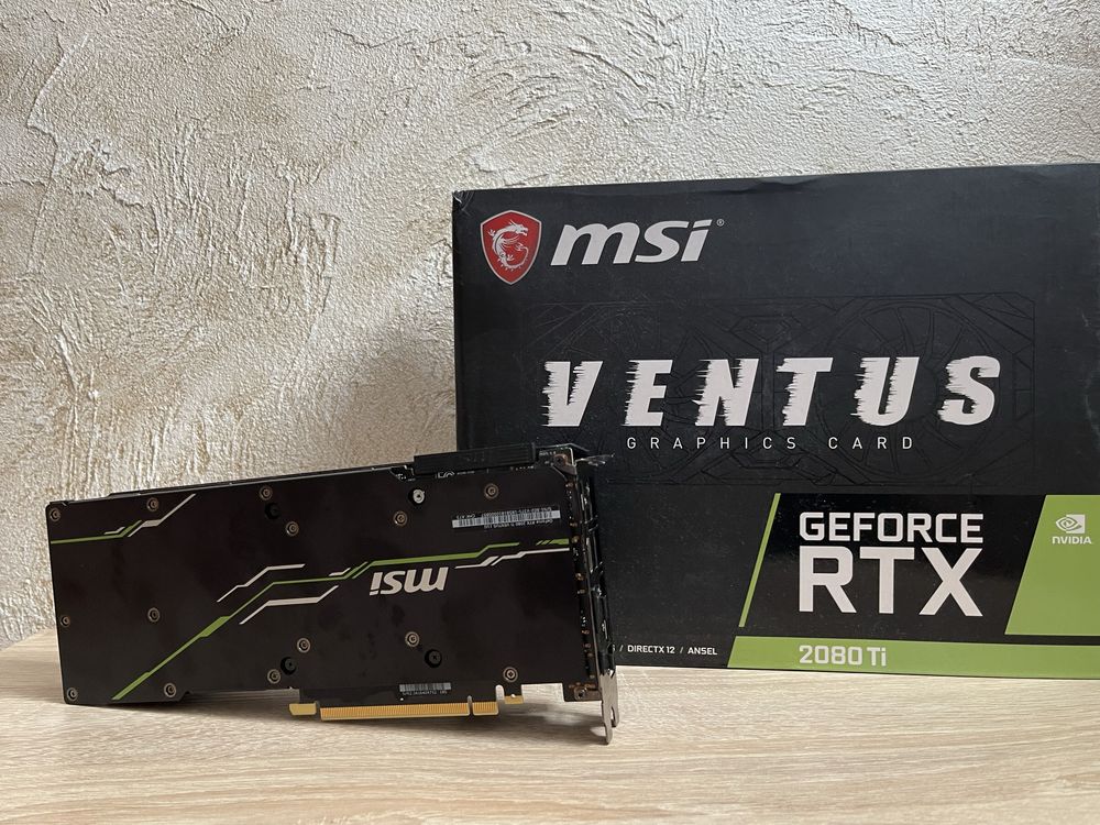 rtx 2080ti 11gb msi ventus gaming fortnite cs go wiedzmin cyberpunk