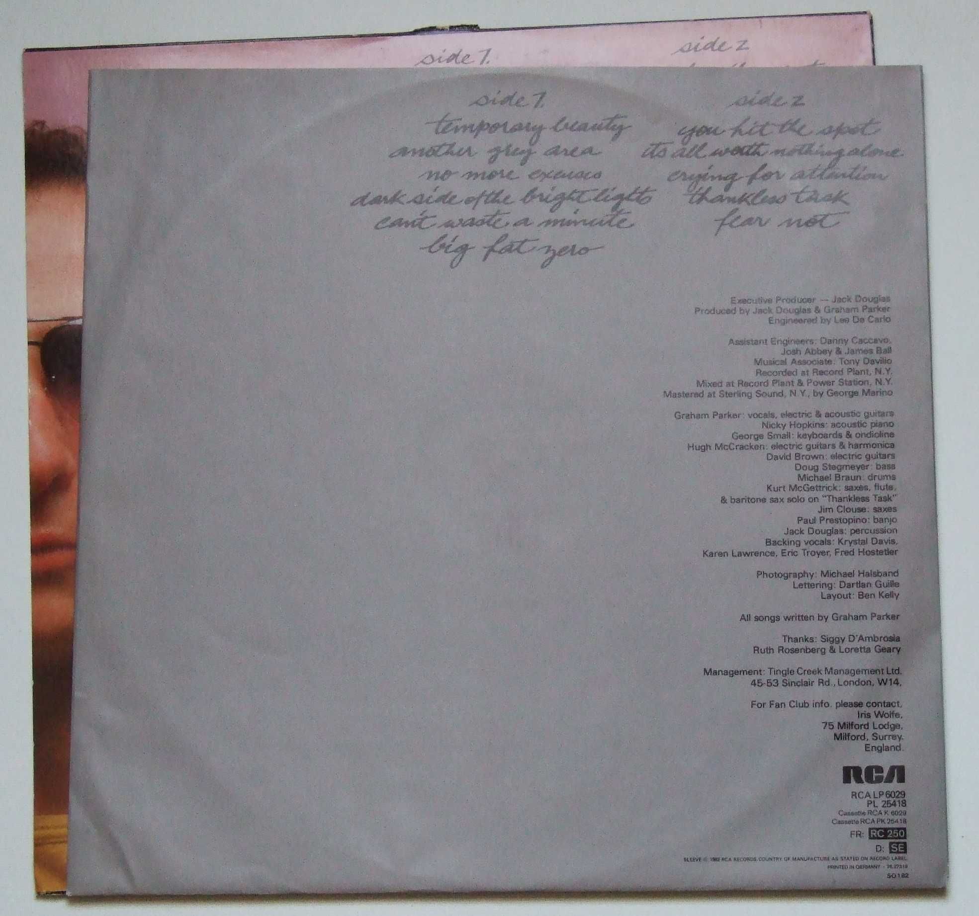 Graham Parker – Another Grey Area