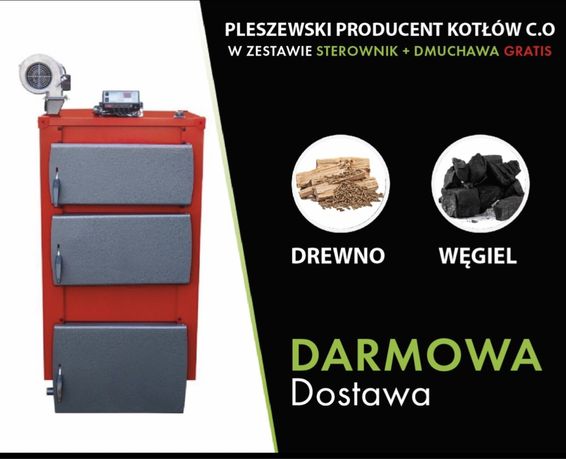 Kocioł 9 kw do 70m2 pełen zestaw Darmowa Dostawa