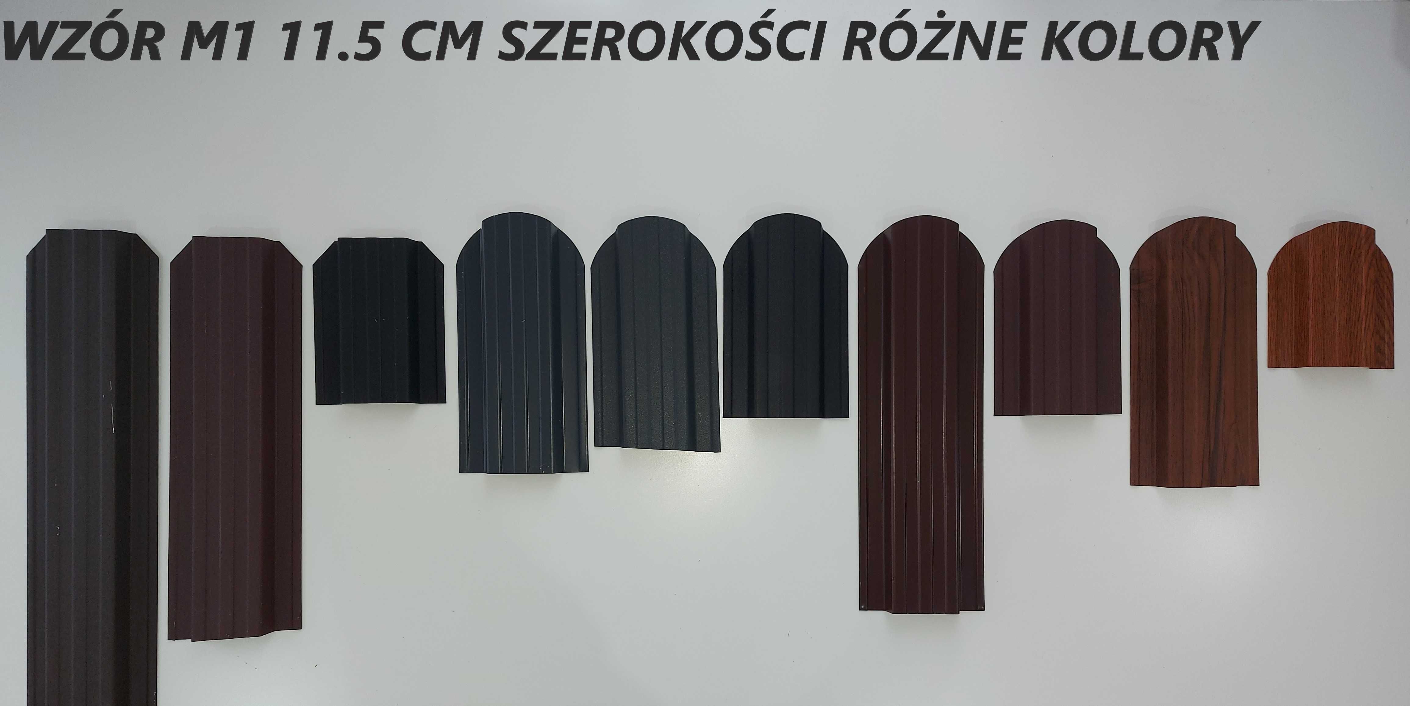 Panel Panele Metalowe Ogrodzeniowe Sztachetki 17.5cm Producent Transpo