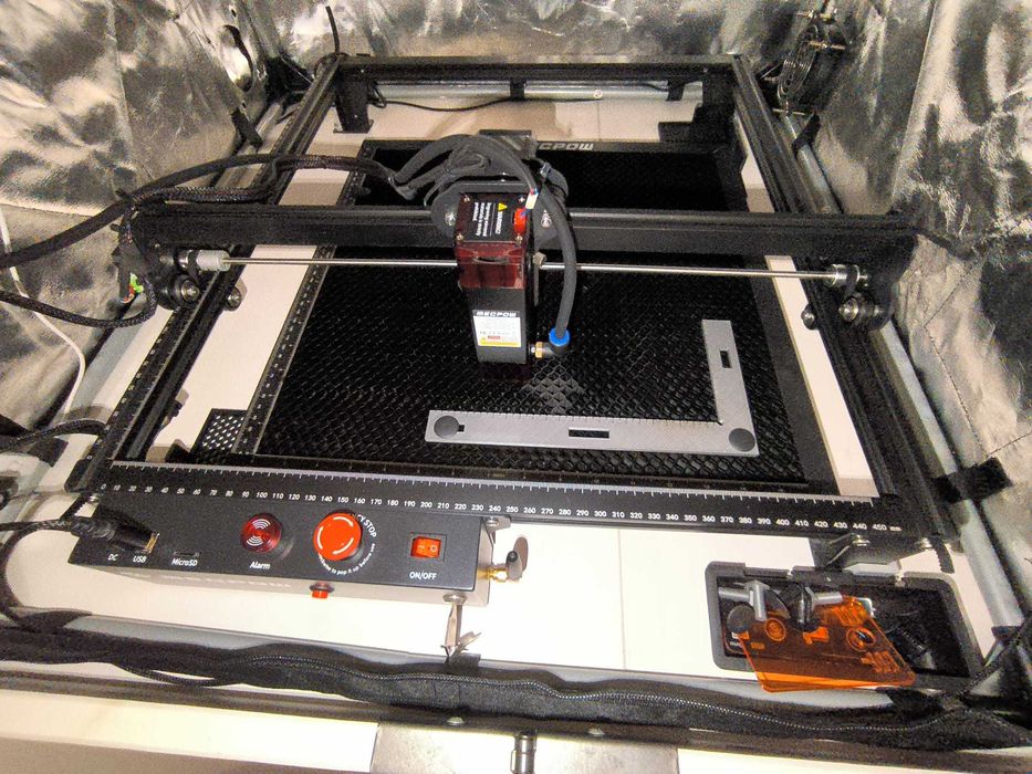 Máquina de gravação a laser Mecpow X3 Pro 10W com vários extras