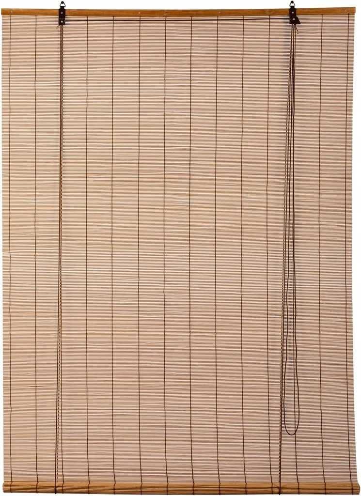Roleta bambusowa 150x220 cm, brązowa