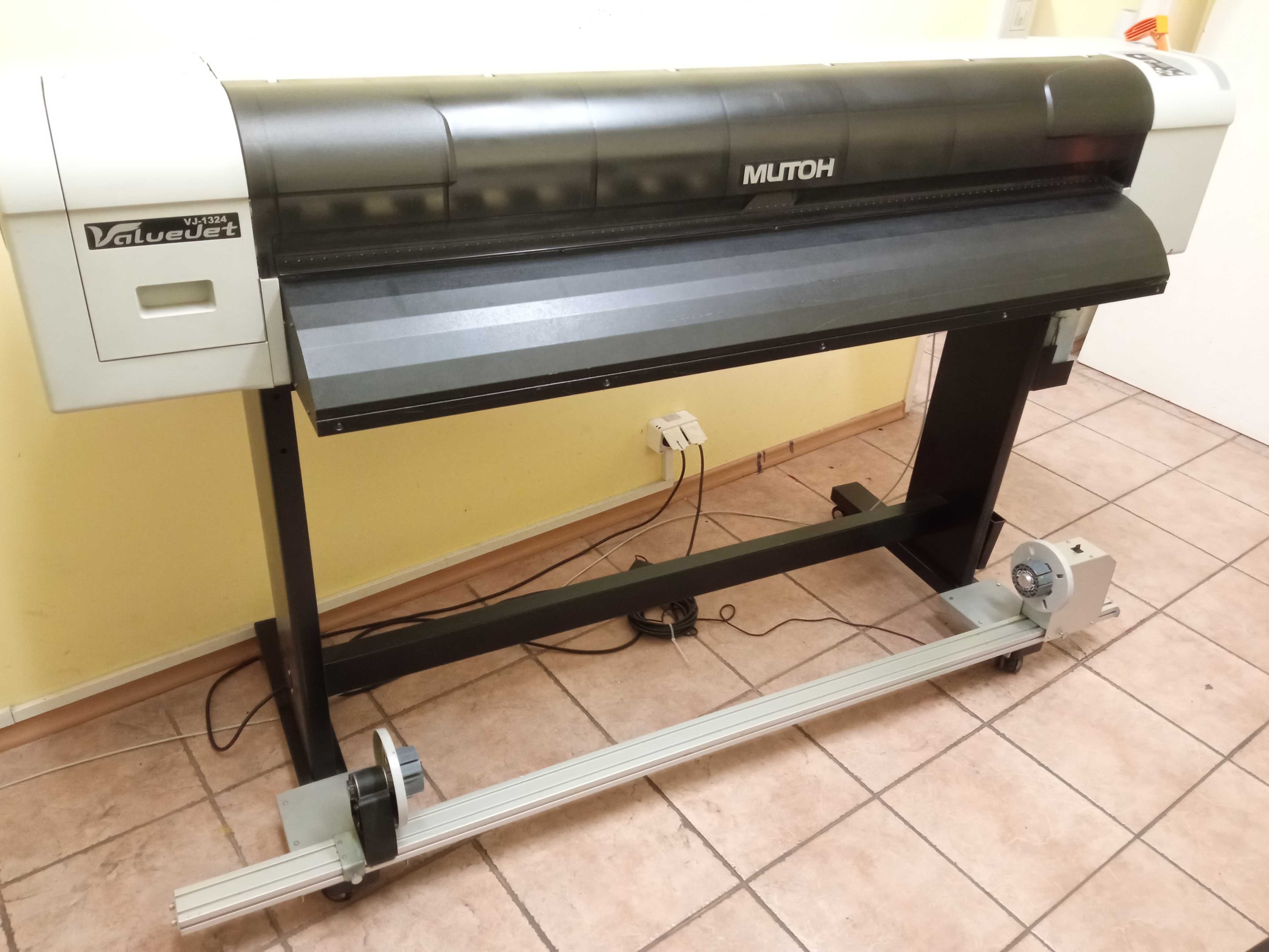 Drukarka Ploter Mutoh ValueJet 1324 + nawijarka + Onyx