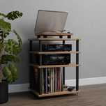 Szafka rtv, komoda hifi pod kino domowe gramofon FOS