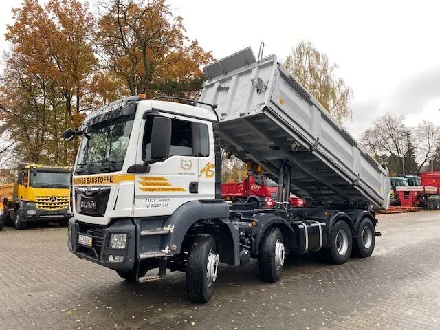 MAN TGS 35.460 8X4 wywrotka 3-str MEILLER Bordmatik 2018r,  1351 nr ref, MAN TGS 35.460 8X4 wywrotka 3-str Meiller bordmatik 2018r