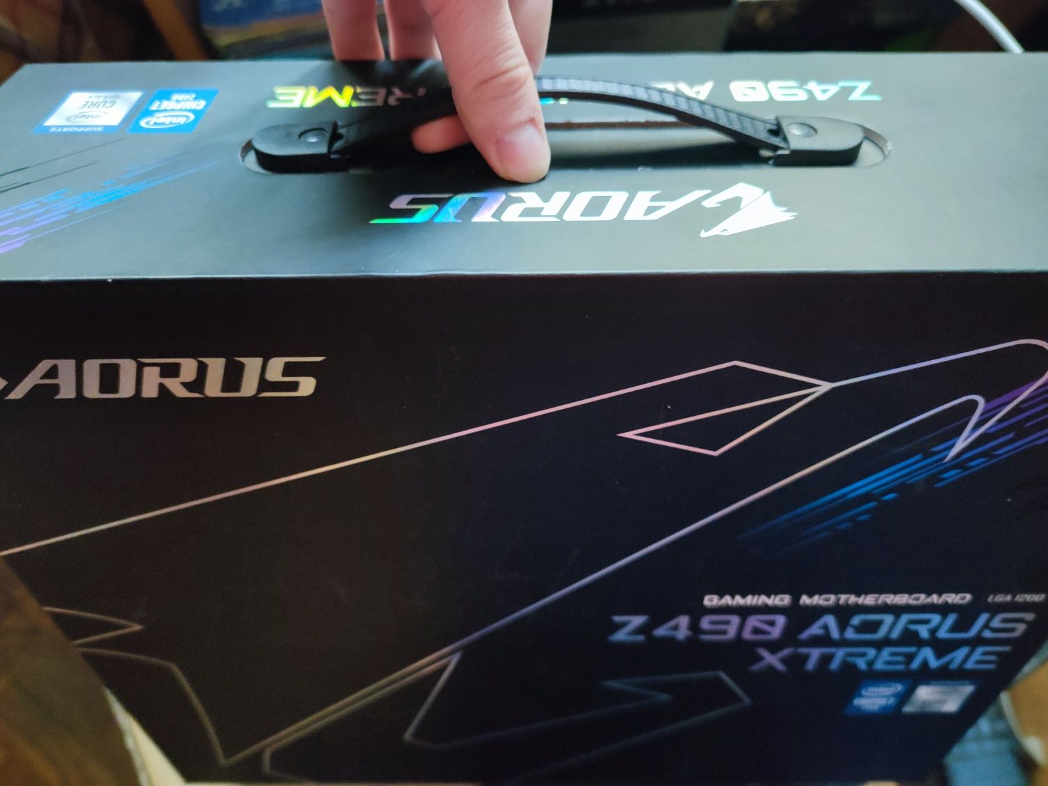 Нова 3 р. гар. Aorus Xtreme преміум материнка z490 Gigabyte для 11900k