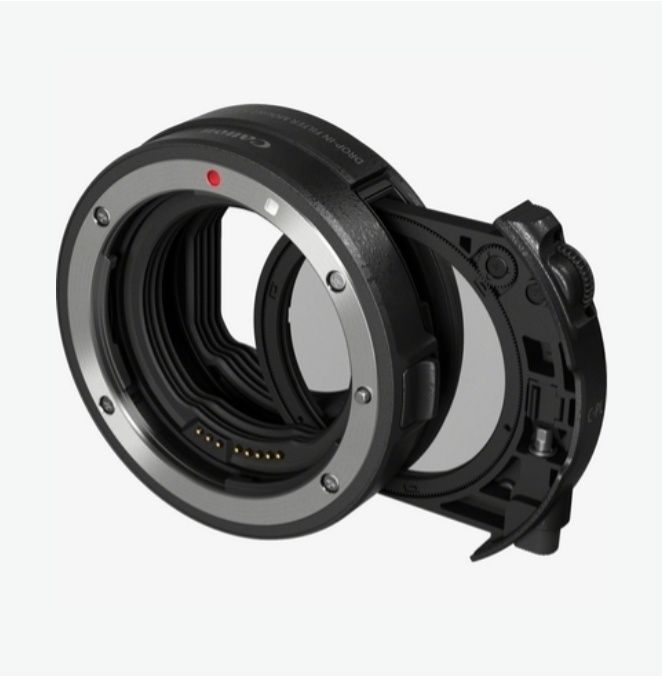 Adaptador  EF-EOS R com filtro polarizado e neutror