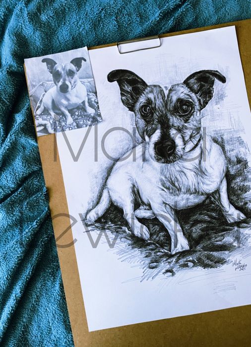 Obrazy i rysunki na zamówienie, farby, ołówek, obraz na ścianie